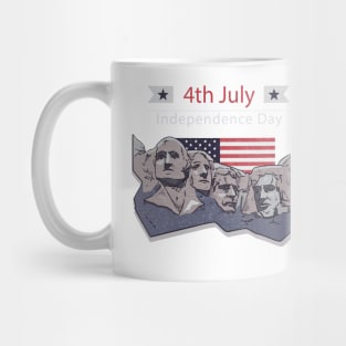 happy 4th of July independence day Mug